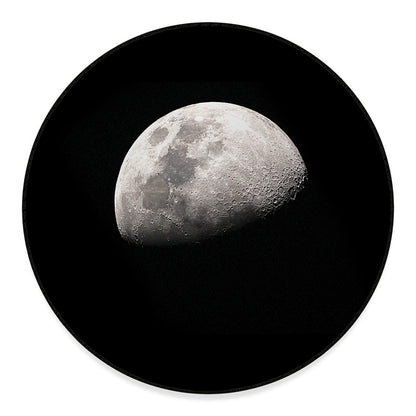 Half Moon Print Round Floor Mat