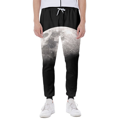 Half Moon Print Scuba Joggers