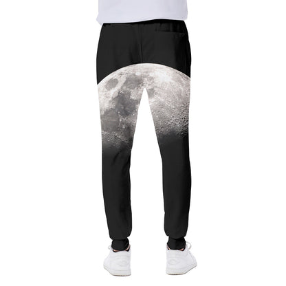 Half Moon Print Scuba Joggers