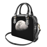 Half Moon Print Shoulder Handbag