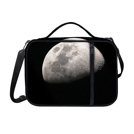 Half Moon Print Shoulder Strap Bible Bag
