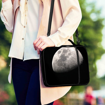 Half Moon Print Shoulder Strap Bible Bag