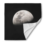 Half Moon Print Silk Bandana