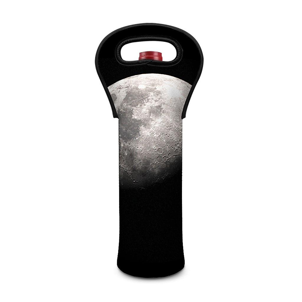 Half Moon Print Single Neoprene Wine Tote