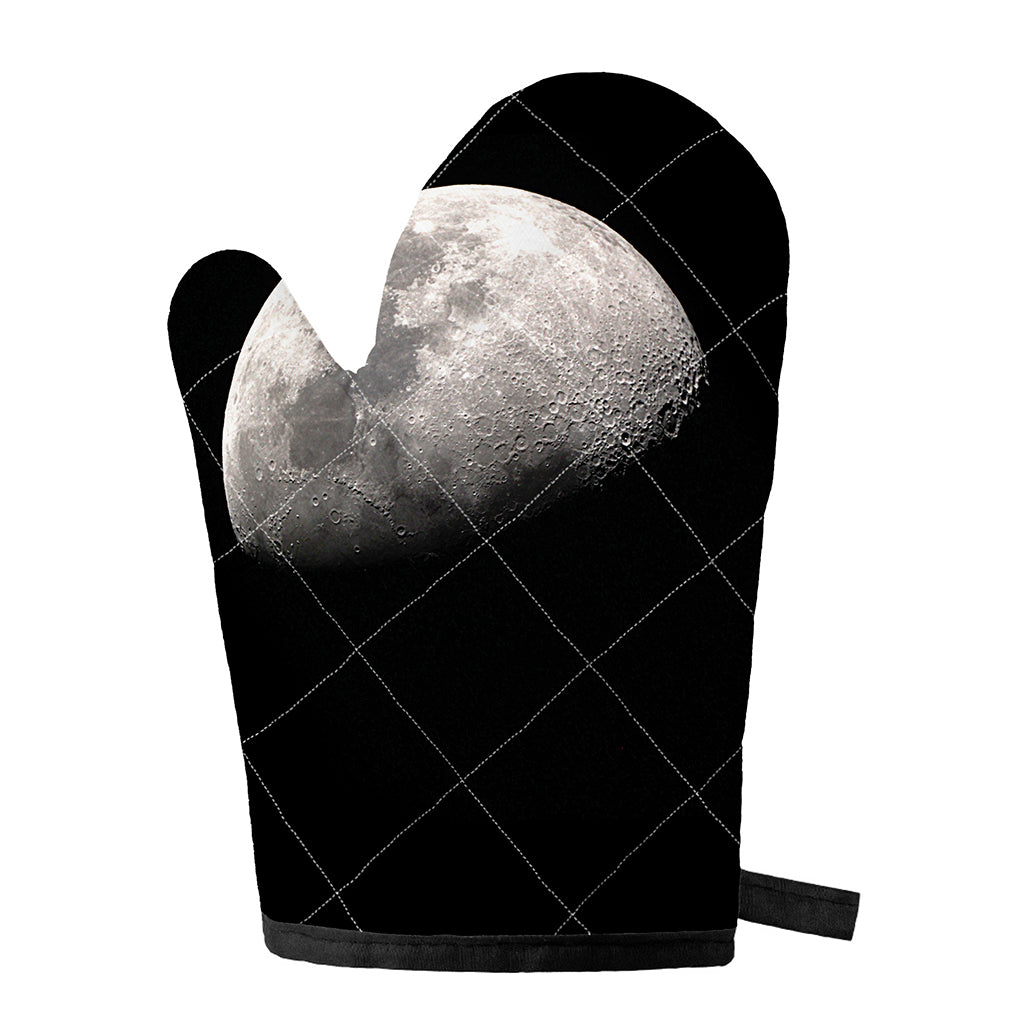 Half Moon Print Single Oven Mitt