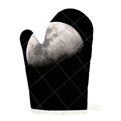 Half Moon Print Single Oven Mitt