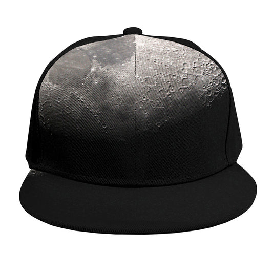 Half Moon Print Snapback Cap