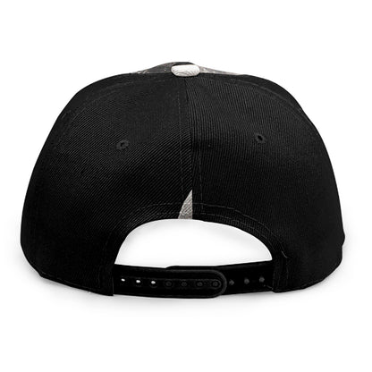 Half Moon Print Snapback Cap