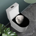 Half Moon Print Toilet Lid Cover