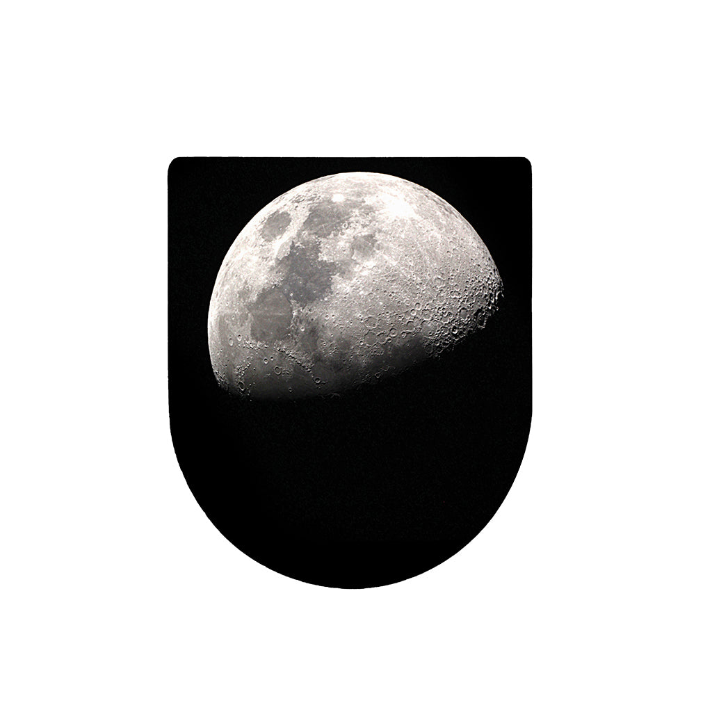 Half Moon Print Toilet Lid Cover