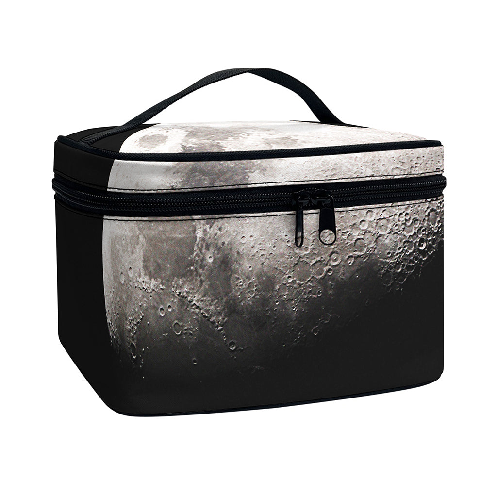 Half Moon Print Travel Makeup Bag