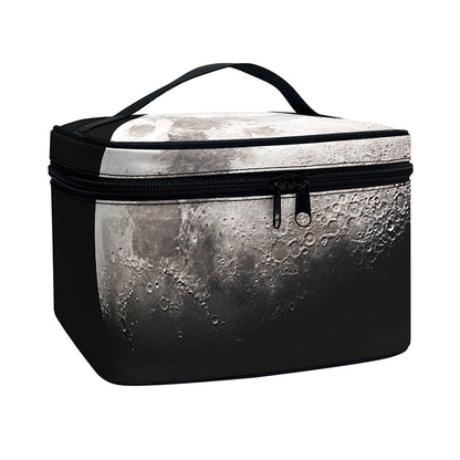 Half Moon Print Travel Makeup Bag