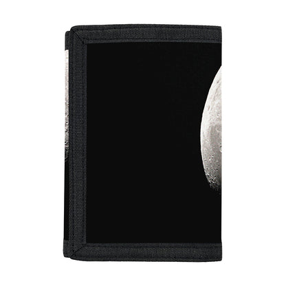 Half Moon Print Trifold Wallet