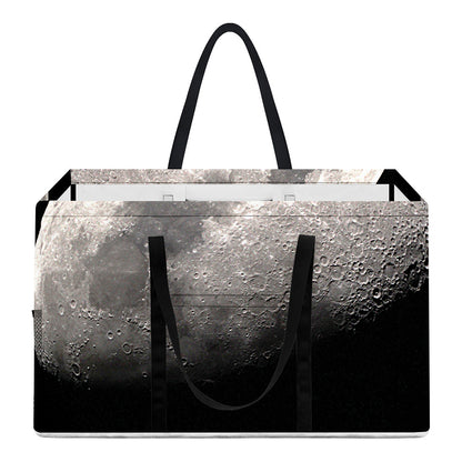 Half Moon Print Utility Tote Bag