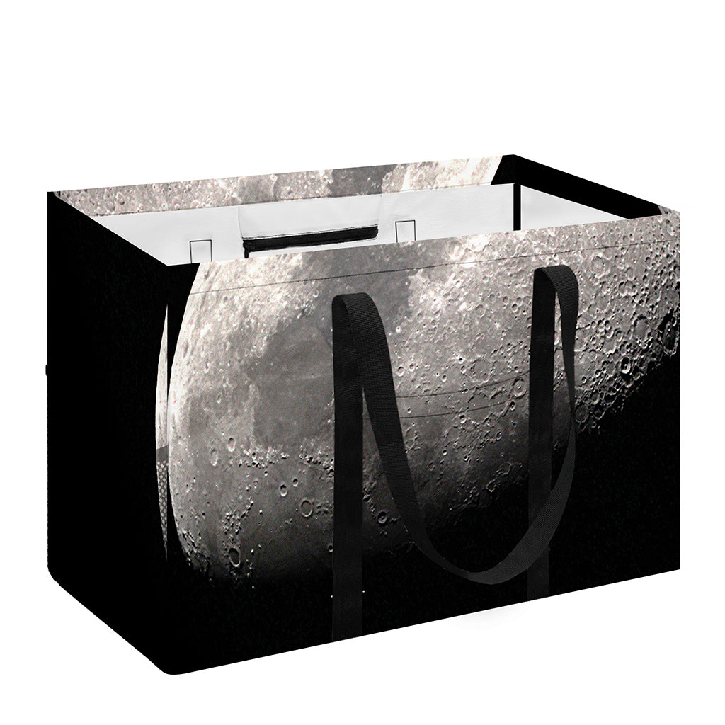 Half Moon Print Utility Tote Bag