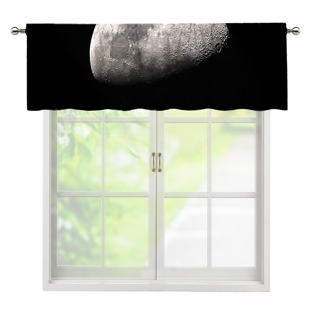 Half Moon Print Window Valance