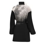 Half Moon Print Women's Bathrobe