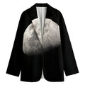 Half Moon Print Women's Blazer