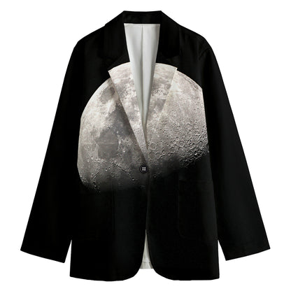 Half Moon Print Women's Blazer