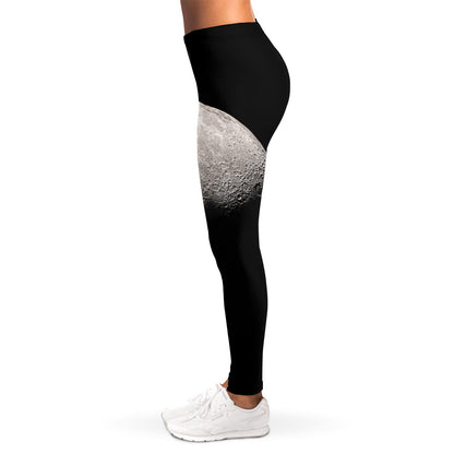 Half Moon Print Women's Leggings