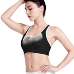 Half Moon Print Women's Sports Bra