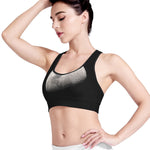 Half Moon Print Women's Sports Bra