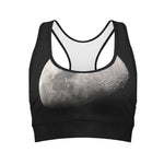 Half Moon Print Women's Sports Bra