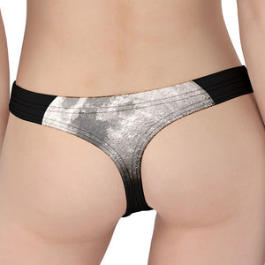 Half Moon Print Women's Thong