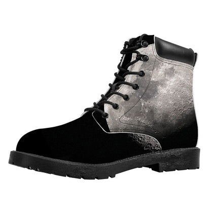 Half Moon Print Work Boots