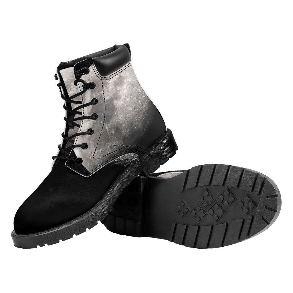 Half Moon Print Work Boots