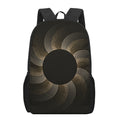 Halftone Dot Sun Print 17 Inch Backpack