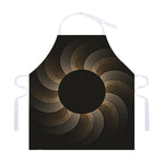 Halftone Dot Sun Print Adjustable Apron
