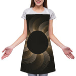 Halftone Dot Sun Print Adjustable Apron