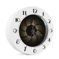 Halftone Dot Sun Print Alarm Clock
