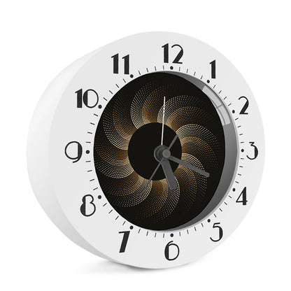 Halftone Dot Sun Print Alarm Clock