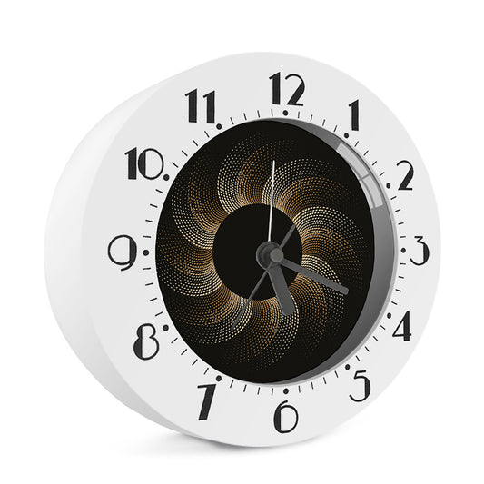Halftone Dot Sun Print Alarm Clock