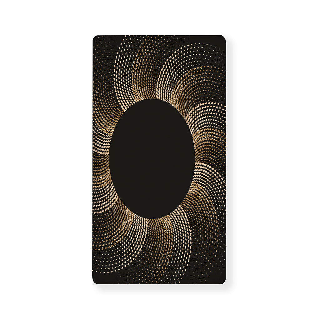 Halftone Dot Sun Print Baby Crib Sheet