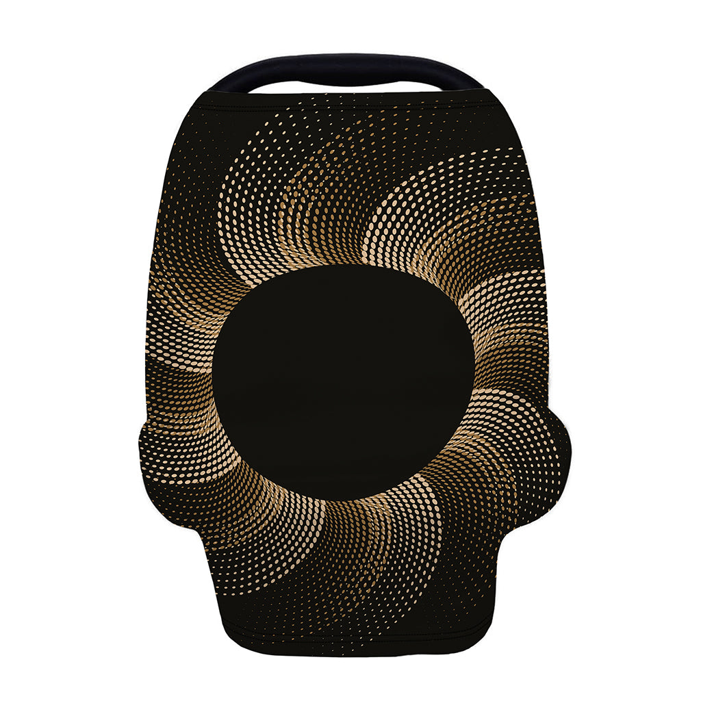 Halftone Dot Sun Print Baby Seat Cover
