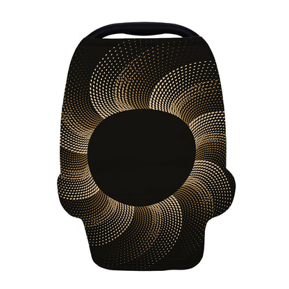 Halftone Dot Sun Print Baby Seat Cover