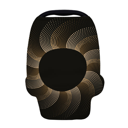 Halftone Dot Sun Print Baby Seat Cover