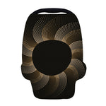 Halftone Dot Sun Print Baby Seat Cover