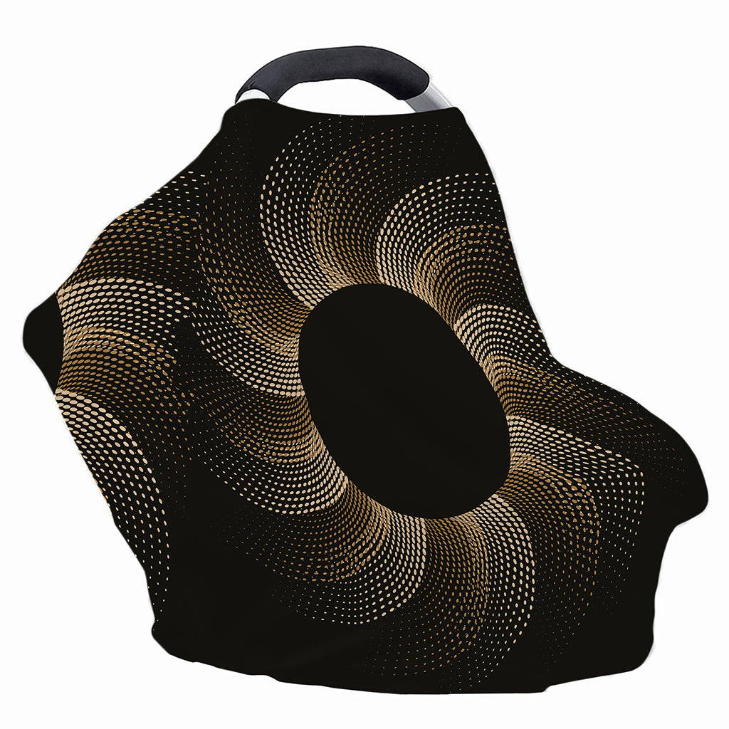 Halftone Dot Sun Print Baby Seat Cover