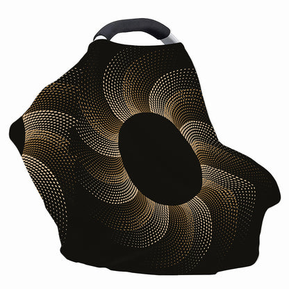 Halftone Dot Sun Print Baby Seat Cover