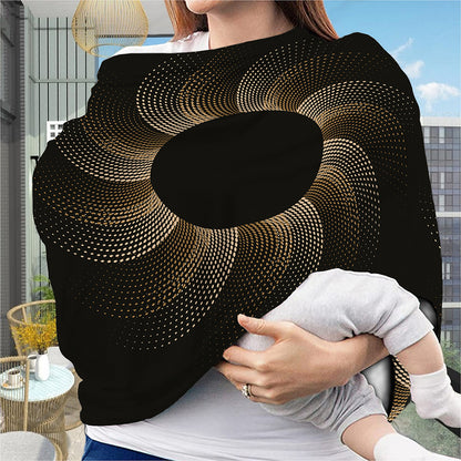 Halftone Dot Sun Print Baby Seat Cover