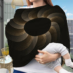 Halftone Dot Sun Print Baby Seat Cover