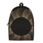 Halftone Dot Sun Print Backpack