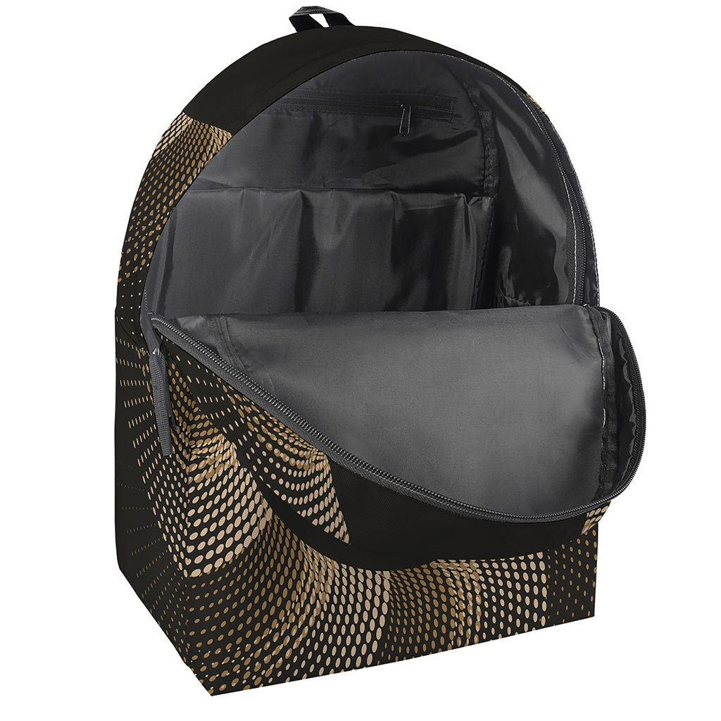 Halftone Dot Sun Print Backpack