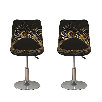 Halftone Dot Sun Print Bar Stool Covers