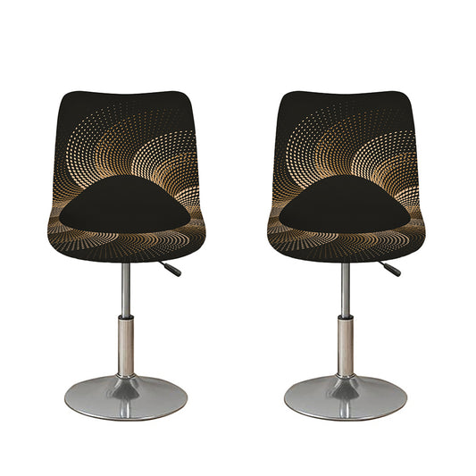 Halftone Dot Sun Print Bar Stool Covers