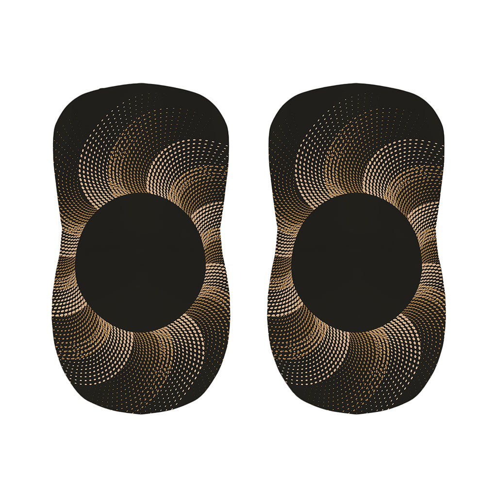 Halftone Dot Sun Print Bar Stool Covers